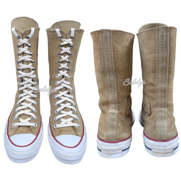 Converse x J.W. Anderson Chuck 70 XHI Suede Calf High Sneaker Boot Womens 8 - Picture 2 of 12